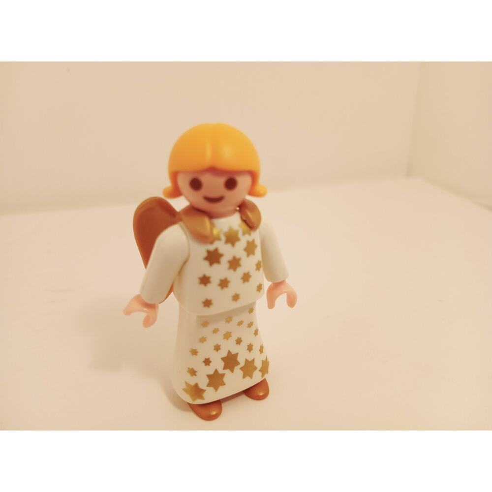 PLAYMOBIL Christmas Nativity Angel Gold Wings Imaginative Play